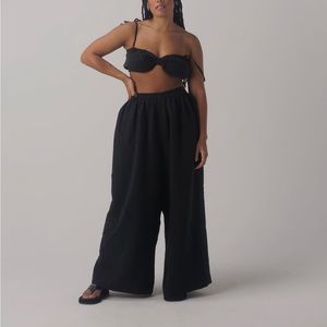 Boheme Goods - The Trouser in Black Gauze - Size 2